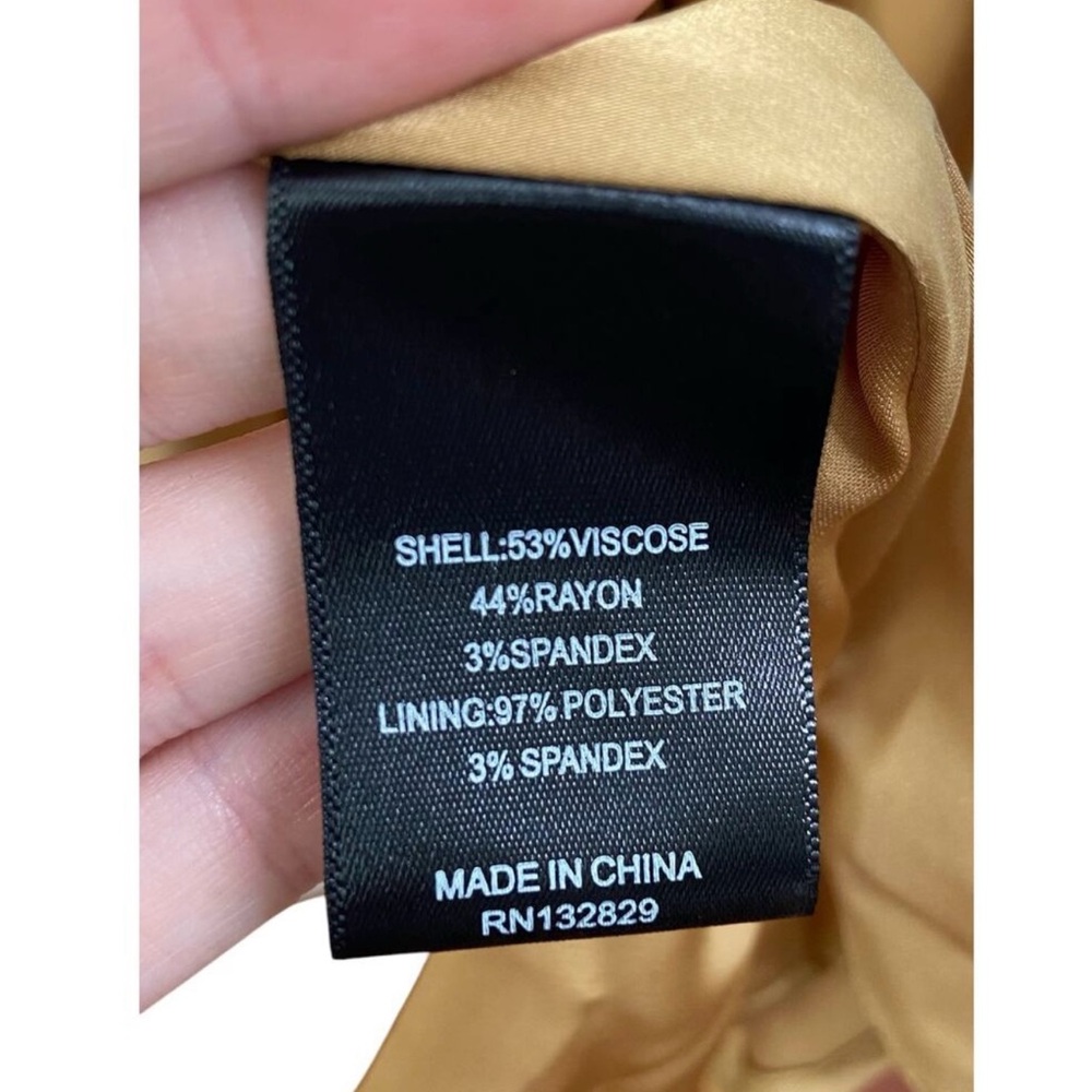 Michael Costello x REVOLVE Mae Gown Maxi Satin One Shoulder Formal Classy Small - Picture 9 of 12